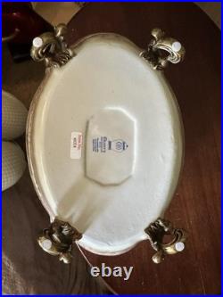 Ormolu Song Bird Planter French Porcelain