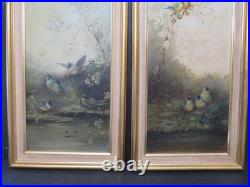 Ornithology Bird Studies on Porcelain Circa 1870