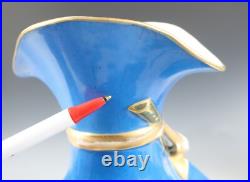 Pair Antique French Limoges Aesthetic Porcelain Vase Birds Japonisme Orientalist