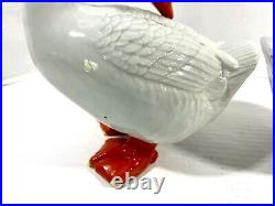 Pair Of Chinese Export Porcelain Figural Ducks