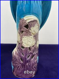 Pair Of Porcelain HoHo Birds Phoenix Birds 20th Century