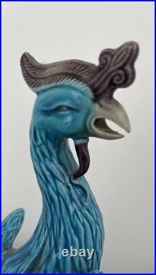 Pair Of Porcelain HoHo Birds Phoenix Birds 20th Century