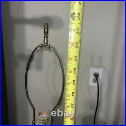 Pair Porcelain Table Lamps Mallard Ducks Excellent