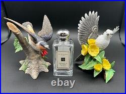 Pair of LENOX Garden Birds Fine Porcelain Figurines Cliff Swallow &Whiskey Jack