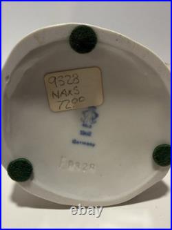 Pair of Vintage German Porcelain Bird Figurines Hand Painted