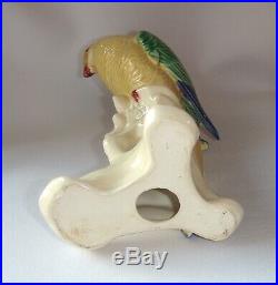 Parrot Vintage Chinese Porcelain Figurine Statue China