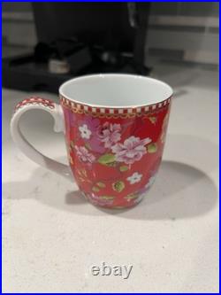 PiP Studio Floral, Butterflies Bird Fine Porcelain 5 Pieces Bowls Mug NEVER USED