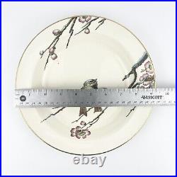 Pinder Bourne Painted Bowls Birds Blossoms 1880s Pre Doulton Beautiful