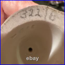 Porcelain Bird Figurines Small, White, Porcelain With A Flower, Yellow Old