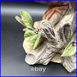 Porcelain Figurine Titled'Mourning Doves' by Andrea by Sadek Made In Japan