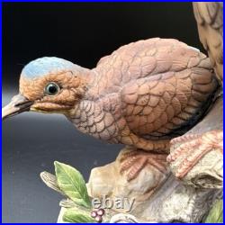 Porcelain Figurine Titled'Mourning Doves' by Andrea by Sadek Made In Japan