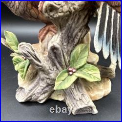 Porcelain Figurine Titled'Mourning Doves' by Andrea by Sadek Made In Japan