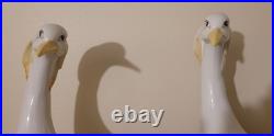 Porcelain Heron Pair, Made In Italy