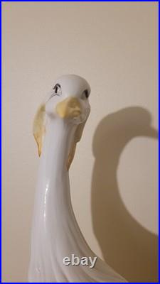 Porcelain Heron Pair, Made In Italy