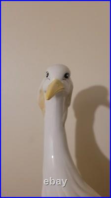 Porcelain Heron Pair, Made In Italy