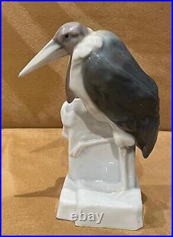 Porcelain Karl Ens Marabou Stork Figurine Statue Bird Made in 1920's in Germany