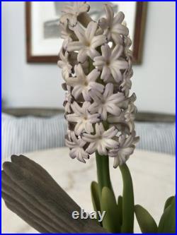 Porcelain sculpture titled'Catbird with Hyacinths' by Boehm