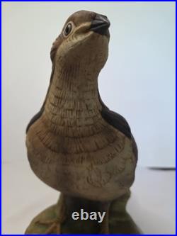 RARE Andrea By Sadek Ruffed Grouse Figurine FACTORY SAMPLE Prototype Revised