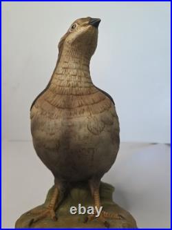 RARE Andrea By Sadek Ruffed Grouse Figurine FACTORY SAMPLE Prototype Revised