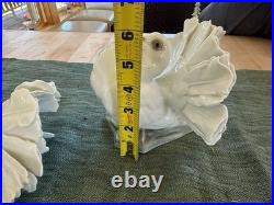 ROSENTHAL Hand-painted Pair of Porcelain Doves/Figurines Perfect Condition