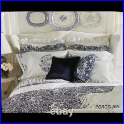 Ralph Lauren Comforter King Blue Tamarind Porcelain Bird Chinoiserie USA Made