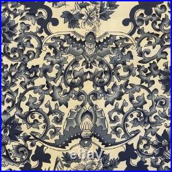 Ralph Lauren Comforter King Blue Tamarind Porcelain Bird Chinoiserie USA Made