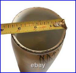 Rare Antique Limoges Porcelain Vase Hand-Painted Crow Moon PL France 11 Bird