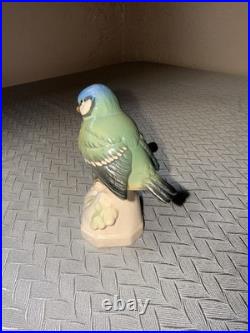 Rare Blue Tits Birds Volkstedt Porcelain Bird Figurines