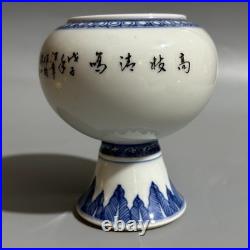Rare Chinese Handmade Painting Famille Rose Porcelain Bird Wash