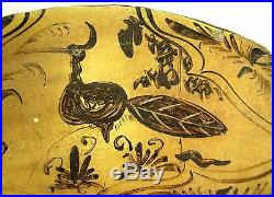Rare Chinese porcelain Cizhou kiln tiger shape pillow with bird design