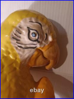 Rare Find Mid-century Japanese Porcelain Ceramic Lg Bird Statue Very Collectible