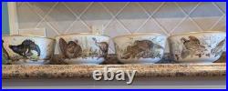 Rare Franklin Mint Game Bird Bowls By Basil Ede