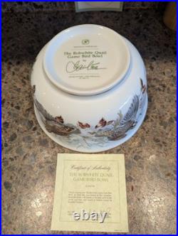 Rare Franklin Mint Game Bird Bowls By Basil Ede