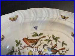 Rare Herend Porcelain Rothschild Bird Large Serving Platter 15 X 11 Perfect