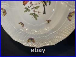 Rare Herend Porcelain Rothschild Bird Large Serving Platter 15 X 11 Perfect