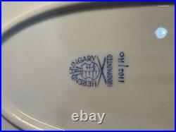 Rare Herend Porcelain Rothschild Bird Large Serving Platter 15 X 11 Perfect