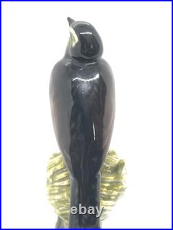 Rare Richard Ginori Yellow Breasted Bird on Nest Figurine 6.25 Italy EUC