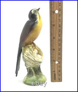 Rare Richard Ginori Yellow Breasted Bird on Nest Figurine 6.25 Italy EUC