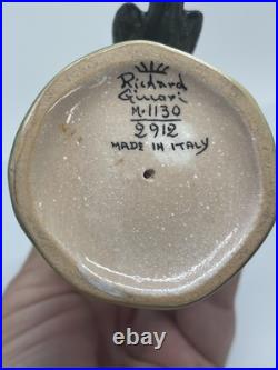 Rare Richard Ginori Yellow Breasted Bird on Nest Figurine 6.25 Italy EUC