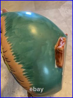 Rare Vintage Andrea By Sadek Porcelain Clay Kutani Duck Sculpture, Signed, Japan