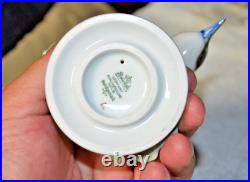 Rosenthal 1654 Germany Nuthatch Bird on Branch by Kleiber Handpainted Porcela