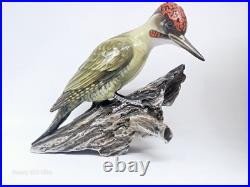 Rosenthal Bird Woodpecker Figurine Fritz Heindenreich 11 Signed. Grünspecht