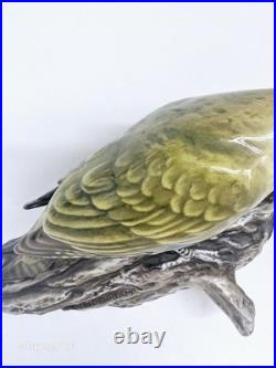 Rosenthal Bird Woodpecker Figurine Fritz Heindenreich 11 Signed. Grünspecht