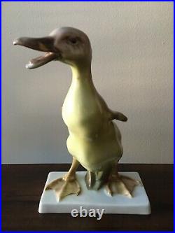 Rosenthal Duckling Duck Porcelain Large Figurine 1302 Germany Bird Llardo