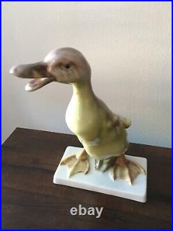 Rosenthal Duckling Duck Porcelain Large Figurine 1302 Germany Bird Llardo