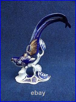Rosenthal figurine Bird with Blue and Gold fantasy decoration Heidenreich super
