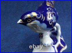 Rosenthal figurine Bird with Blue and Gold fantasy decoration Heidenreich super