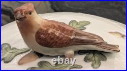 Rothschild Bird Top Covered Tureen Herond 42RO Hungary Handpainted Porcelain Vtg