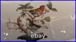 Rothschild Bird Top Covered Tureen Herond 42RO Hungary Handpainted Porcelain Vtg