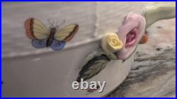 Rothschild Bird Top Covered Tureen Herond 42RO Hungary Handpainted Porcelain Vtg